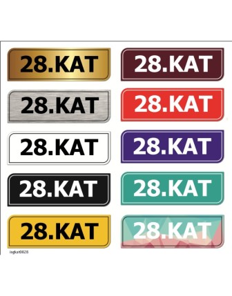 28.KAT Numarası İsimliği
