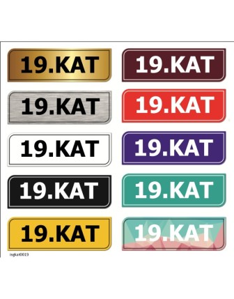 19.KAT Numarası İsimliği