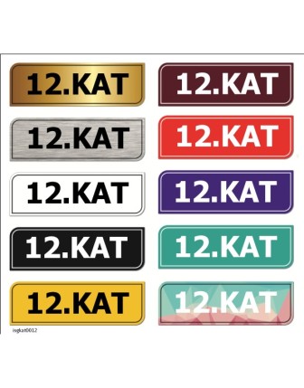 12.KAT Numarası İsimliği
