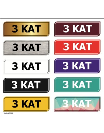 3.KAT Numarası İsimliği