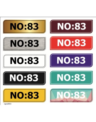 No:83 Kapı Numarası