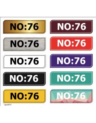 No:76 Kapı Numarası