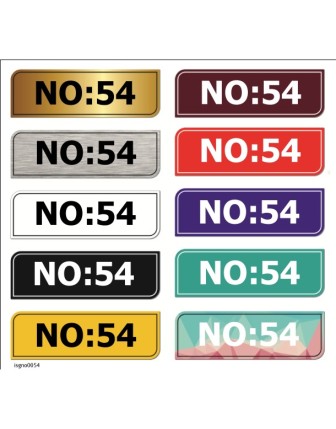 No:54 Kapı Numarası