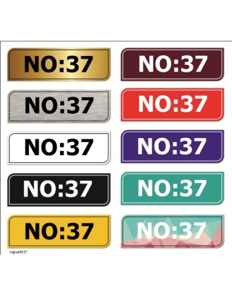 No:37 Kapı Numarası