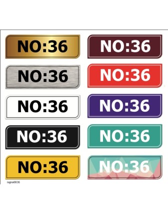 No:36 Kapı Numarası