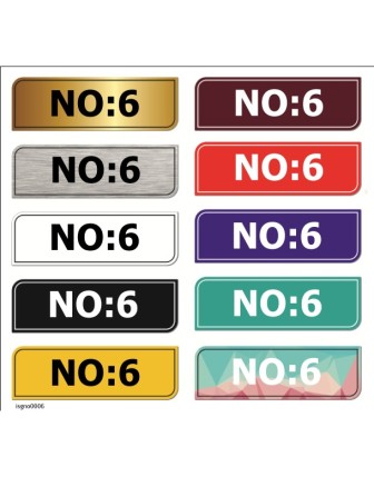 No:6 Kapı Numarası