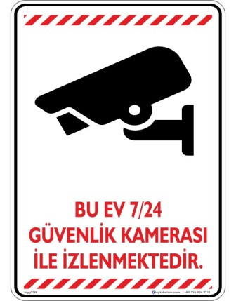 Bu Ev 7/24 Güvenlik Kamerası ile İzlenmektedir V3-4