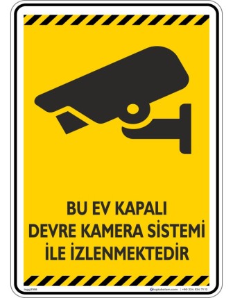 Bu Ev Kapalı Devre Kamera Sistemi ile İzlenmektedir. V1-4