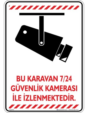 Bu Karavan 7/24 Güvenlik Kamerası ile İzlenmektedir. V3-6