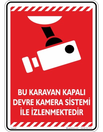 Bu Karavan Kapalı Devre Kamera Sistemi İle İzlenmektedir. V2-1