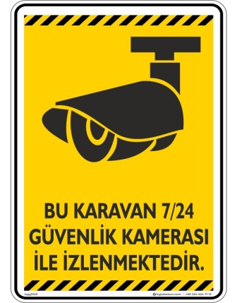 Bu Karavan 7/24 Güvenlik Kamerası ile İzlenmektedir. V1-5