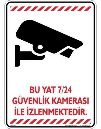 Bu Yat 7/24 Güvenlik Kamerası ile İzlenmektedir. V3-3