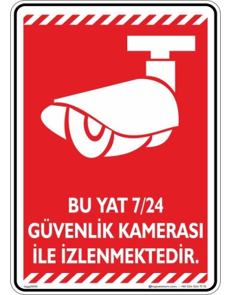 Bu Yat 7/24 Güvenlik Kamerası ile İzlenmektedir. V2-5