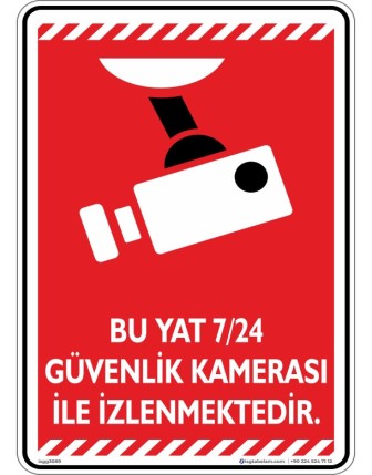 Bu Yat 7/24 Güvenlik Kamerası ile İzlenmektedir. V2-1
