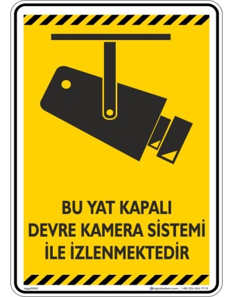 Bu Yat Kapalı Devre Kamera Sistemi İle İzlenmektedir. V1-6