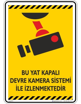 Bu Yat Kapalı Devre Kamera Sistemi İle İzlenmektedir. V1-1