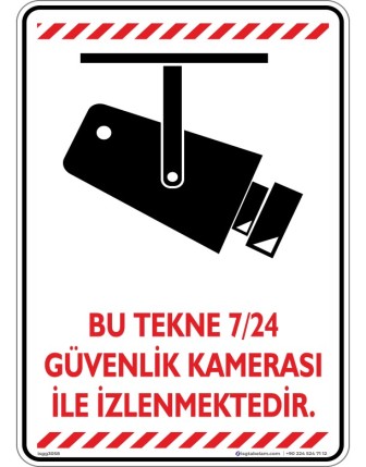 Bu Tekne 7/24 Güvenlik Kamerası ile İzlenmektedir. V3-6