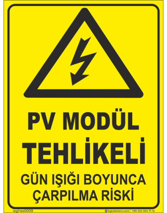 PV Modül Tehlikeli Gün Işığı Boyunca Çarpılma Riski