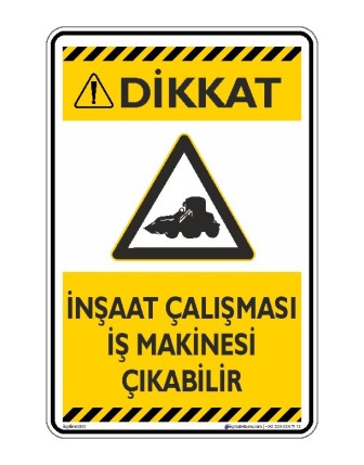 İnşaat Çalışması İş Makinesi Çıkabilir