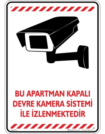 Bu Apartman Kapalı Devre Kamera Sistemi İle İzlenmektedir V3-2