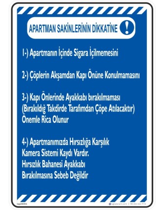 Apartman Sakinlerinin Dikkatine