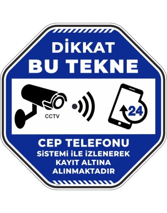 Dikkat Bu Tekne Cep Telefonu Sistemi İle İzlenerek Kayıt Altına Alınmaktadır