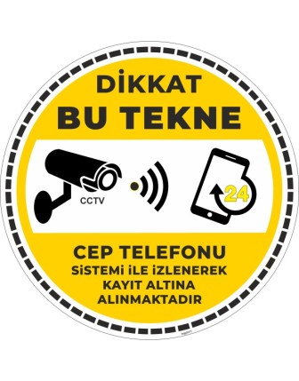 Dikkat Bu Tekne Cep Telefonu Sistemi İle İzlenerek Kayıt Altına Alınmaktadır