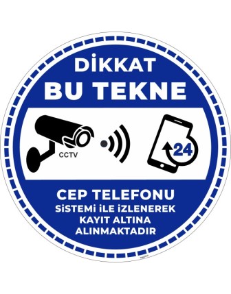 Dikkat Bu Tekne Cep Telefonu Sistemi İle İzlenerek Kayıt Altına Alınmaktadır