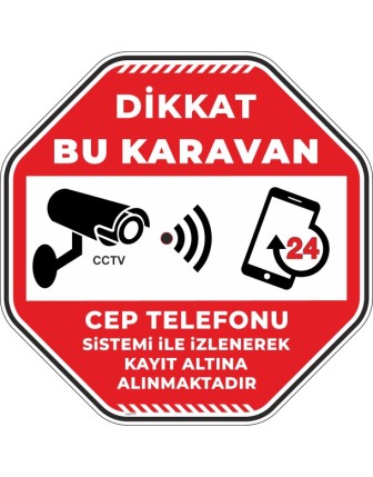 Dikkat Bu Karavan Cep Telefonu Sistemi İle İzlenerek Kayıt Altına Alınmaktadır