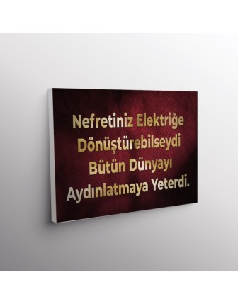 Nefretiniz Elektriğe Dönüştürebilseydi Bütün Dünyayı Aydınlatmaya Yeterdi.