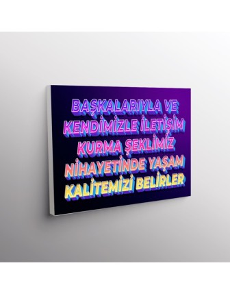 Başkalarıyla Ve Kendimizle İletişim Kurma Şeklimiz Nihayetinde Yaşam Kalitemizi Belirler.