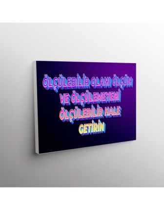 Ölçülebilir Olanı Ölçün Ve Ölçülemeyeni Ölçülebilir Hale Getirin