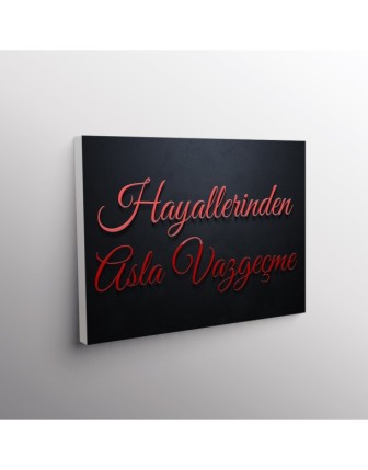 Hayallerinden Asla Vazgeçme.