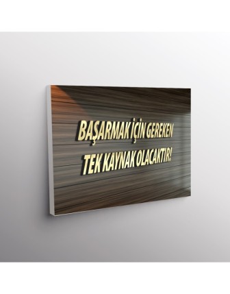Başarmak İçin Gereken Tek Kaynak Olacaktır!
