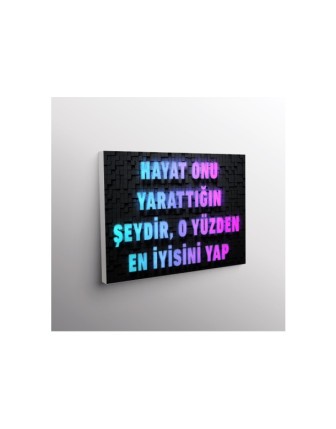 Hayat Onu Yarattığın Şeydir, O Yüzden En İyisini Yap