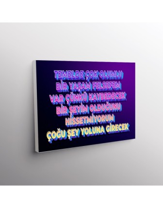 Temelden Çok Olumlu Bir Yaşam Felsefem Var Çünkü Kaybedecek Bir Şeyim Olduğunu Hissetmiyorum Çoğu Şey Yoluna Girecek