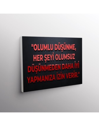 Olumlu Düşünme Her Şeyi Olumsuz Düşünnmeden Daha İyi Yapanıza İzin Verir.