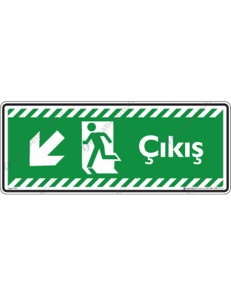 Çıkış Sol Aşağıya Ok