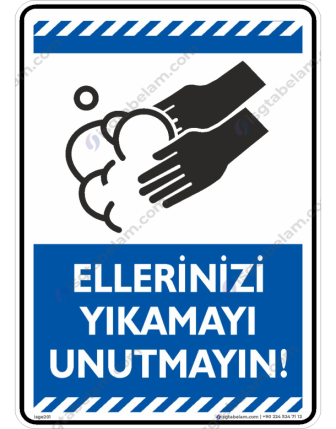 Ellerinizi Yıkamayı Unutmayın