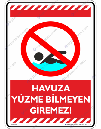 Havuza Yüzme Bilmeyenler Giremez