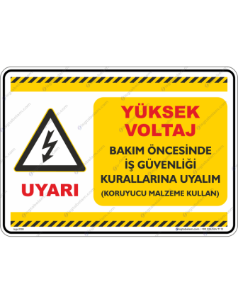 Yüksek Voltaj Bakım Öncesinde İş Güvenliği Kurallarına Uyalım (Koruyucu Malzeme Kulan)