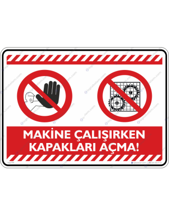 Makine Çalışırken Kapakları Açma