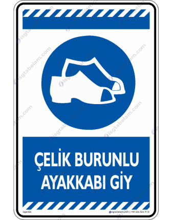 Çelik Burunlu Ayakkabı Giy