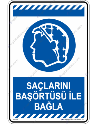 Saçlarını Baş Örtüsü İle Bağla