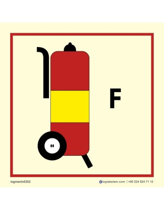 Tekerlekli Köpüklü Yangın Söndürücü