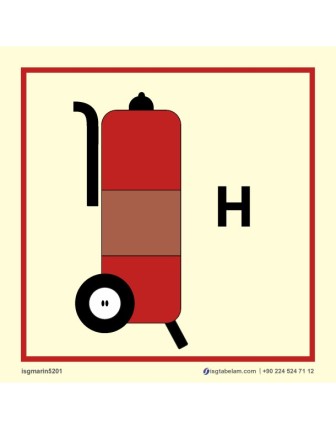 Tekerlekli Halon Yangın Söndürücü