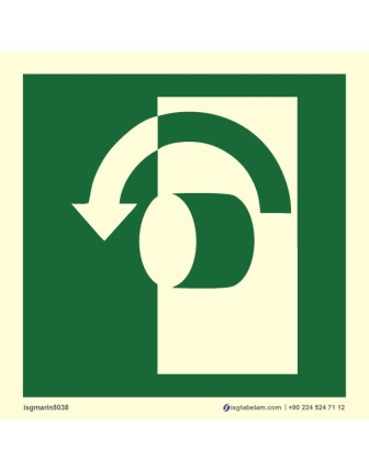 Açmak için Saat Yönün Tersine Döndürün