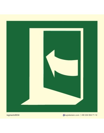 Kapı Açılır / Sola İtilir