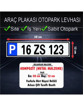 Otopark Yer Belirleyici Levha