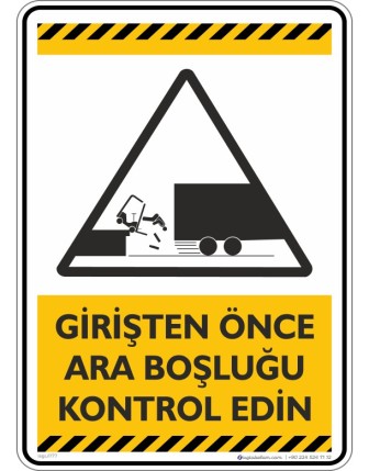 Girişten Önce Ara Boşluğu Kontrol Edin